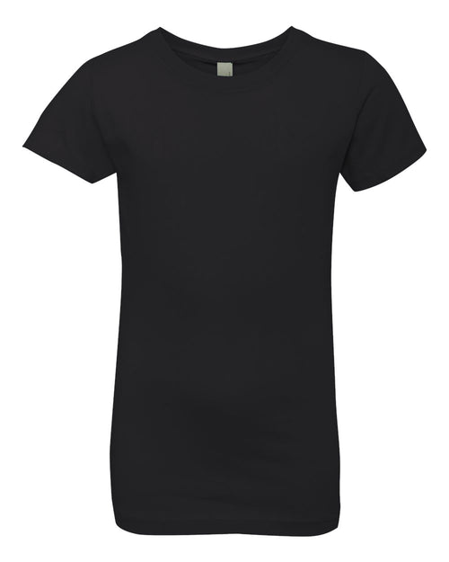 Girls' Cotton Tee — Black