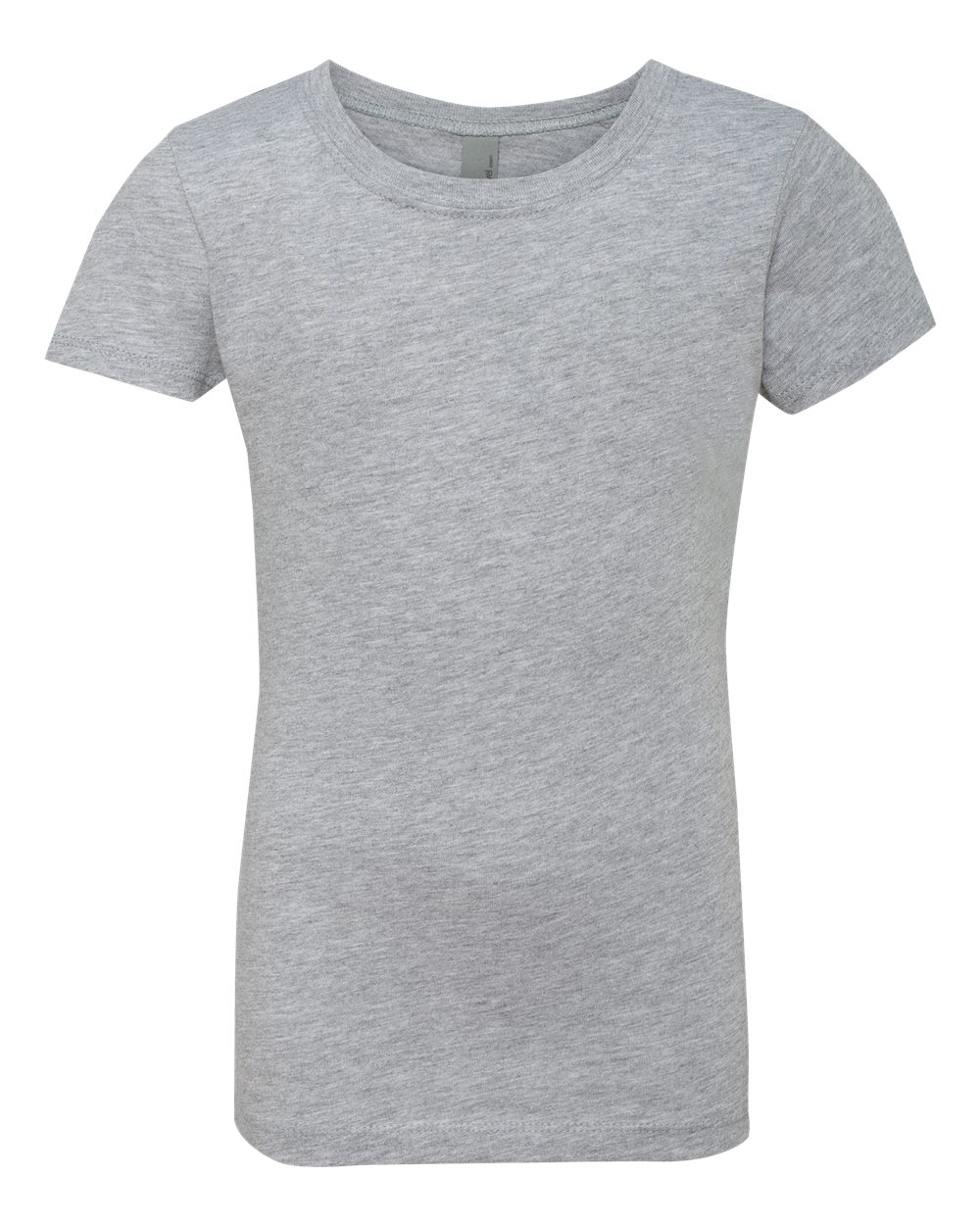 Girls' Cotton Tee — Heather Grey
