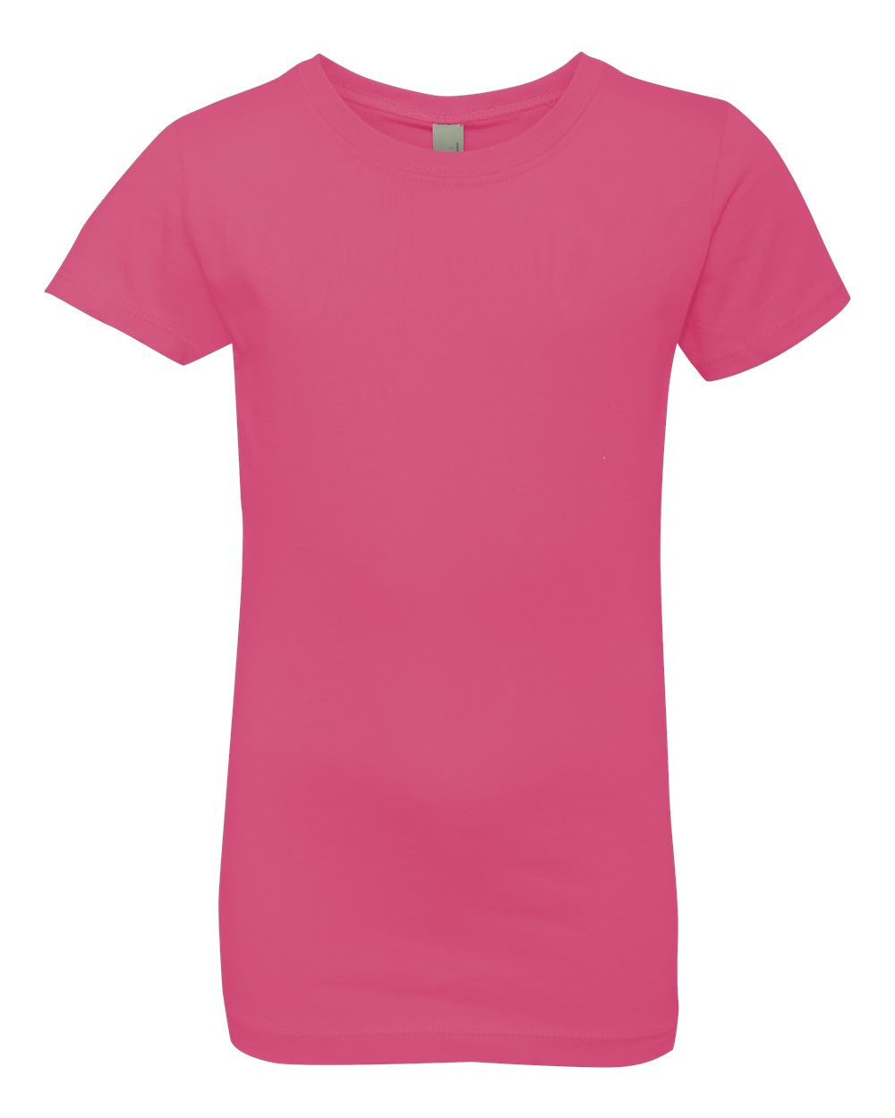 Girls' Cotton Tee — Hot Pink