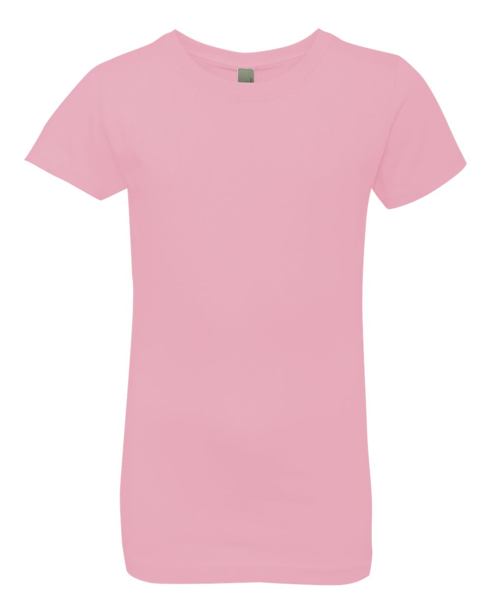 Girls' Cotton Tee — Light Pink