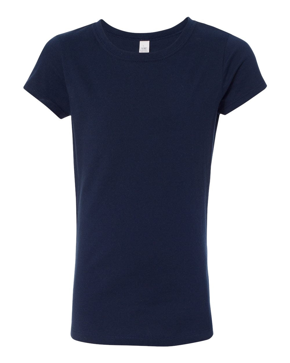 Girls' Cotton Tee — Midnight Navy