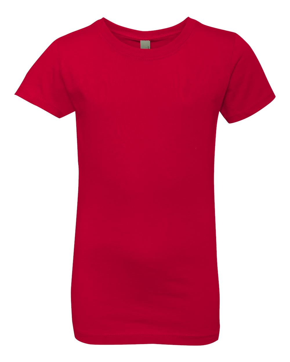 Girls' Cotton Tee — Red