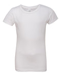 Girls' Cotton Tee — White