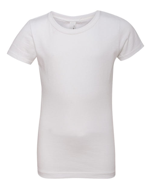 Girls' Cotton Tee — White