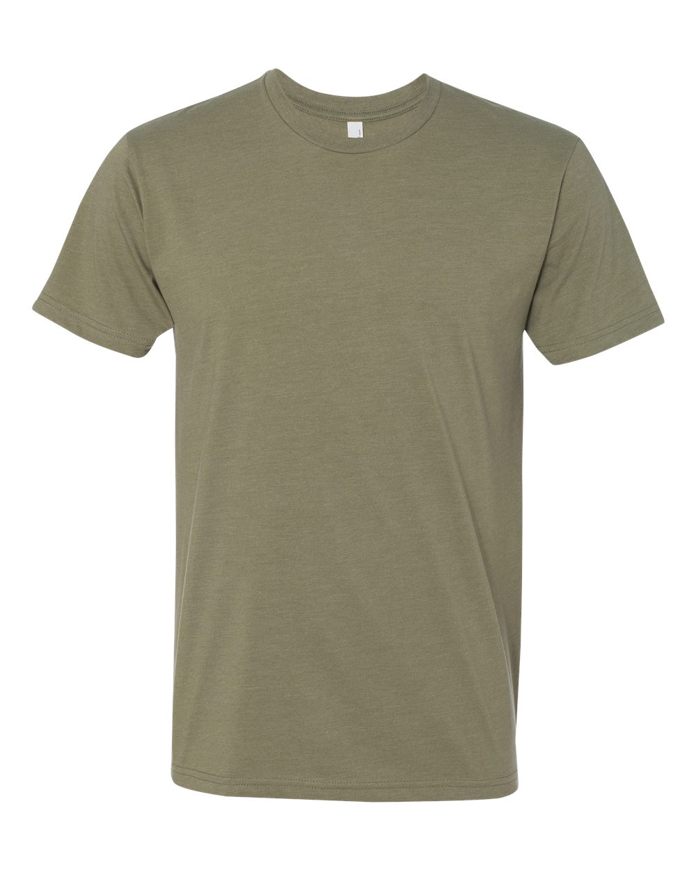 Unisex Cotton Blend Tee — Light Olive