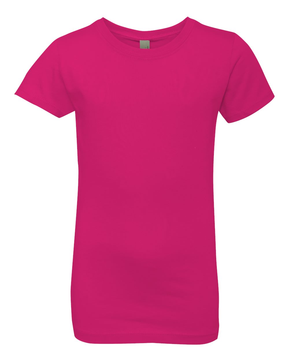 Girls' Cotton Tee — Raspberry