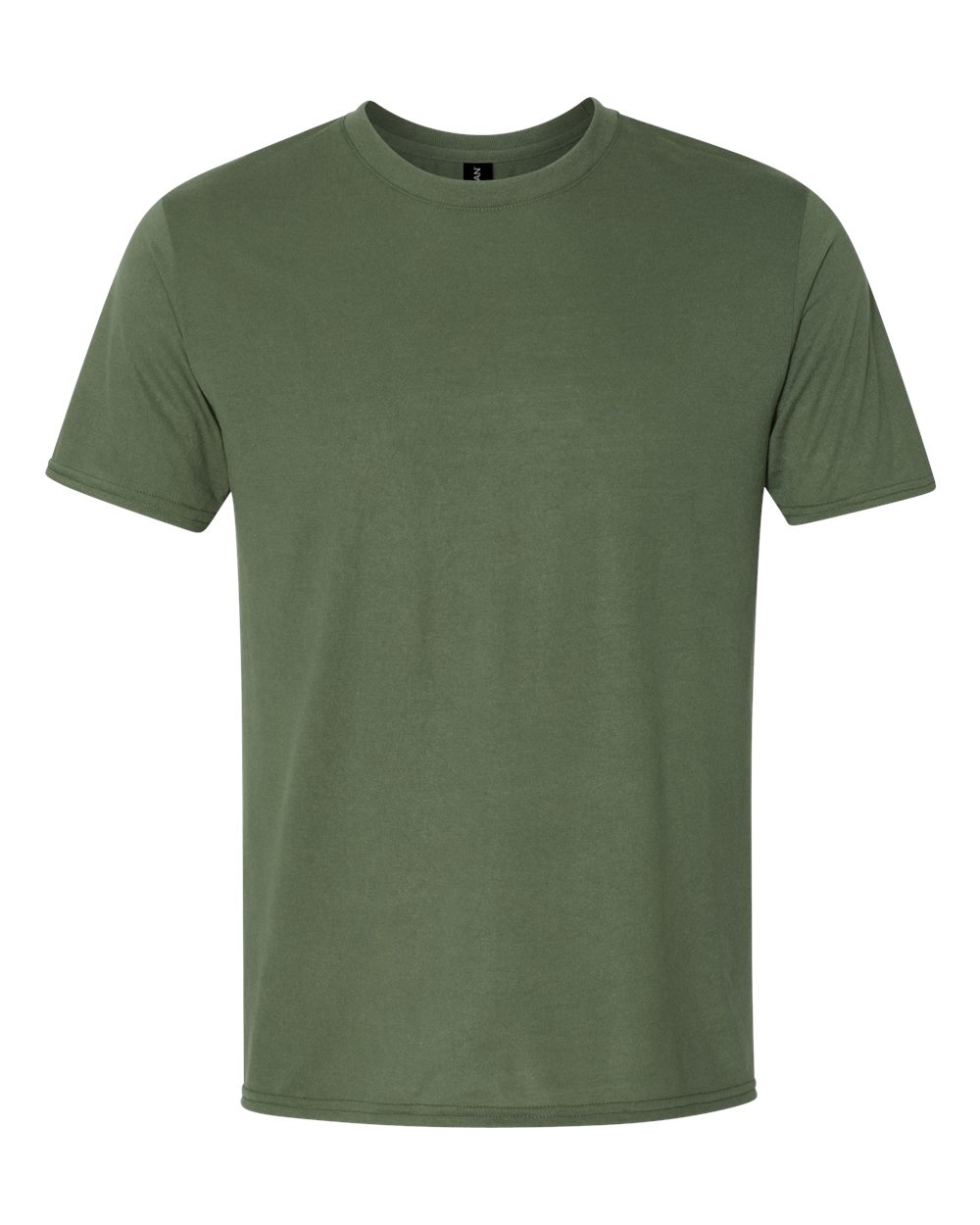Unisex Soft-Touch Moisture-Wicking T-Shirt — Military Green