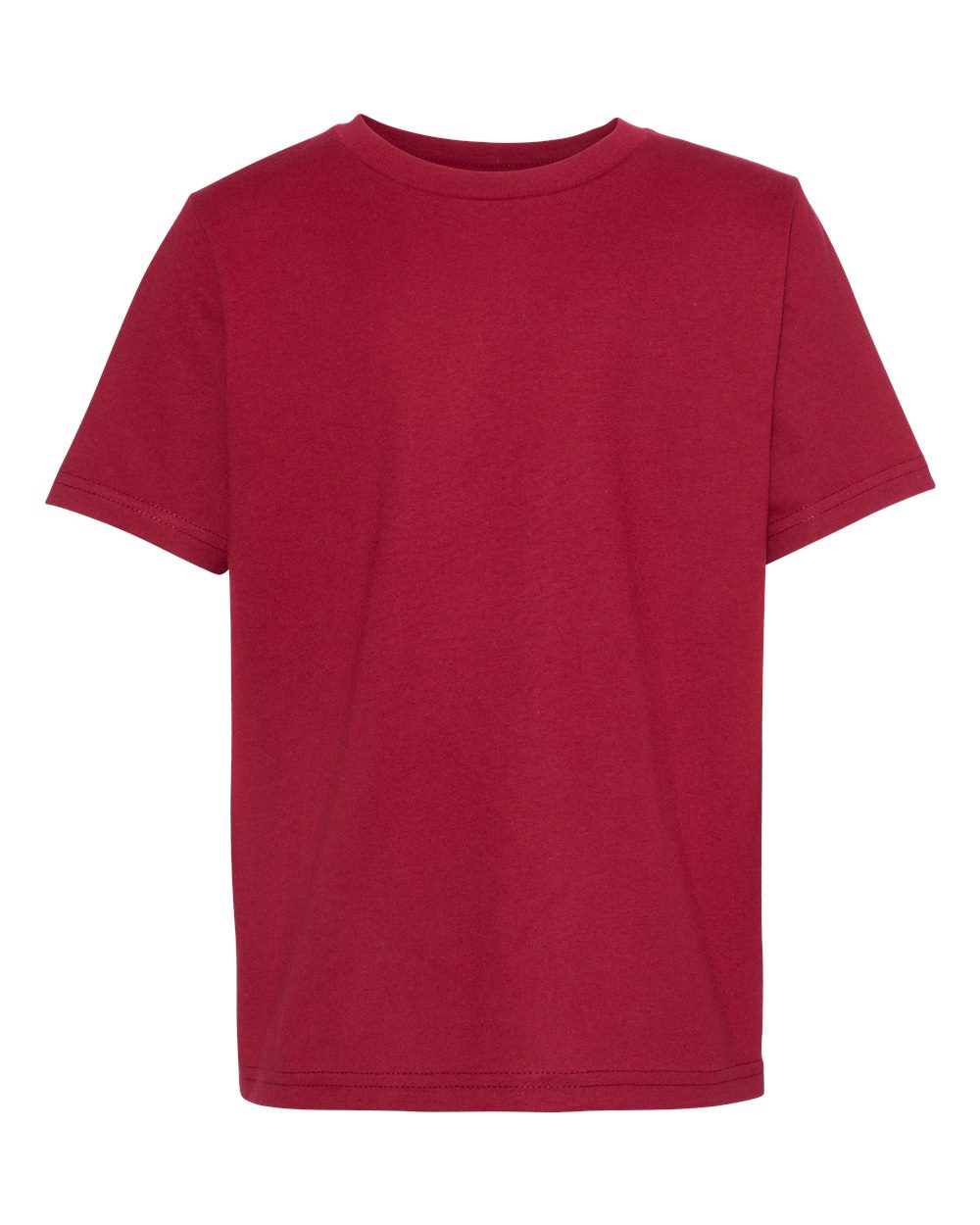Youth Cotton Tee — Cardinal
