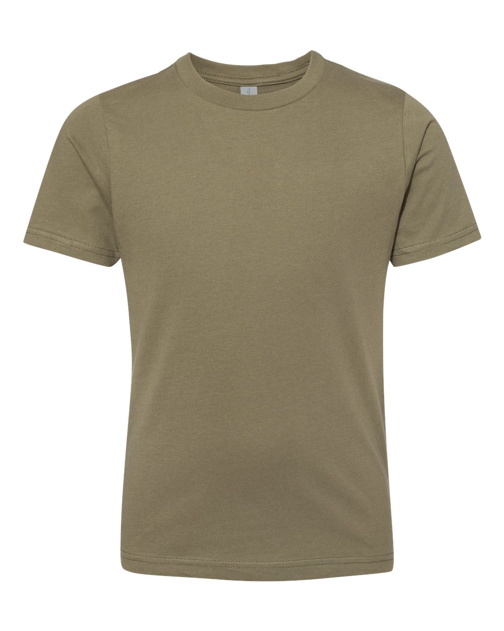 Youth Cotton Tee — Military Green