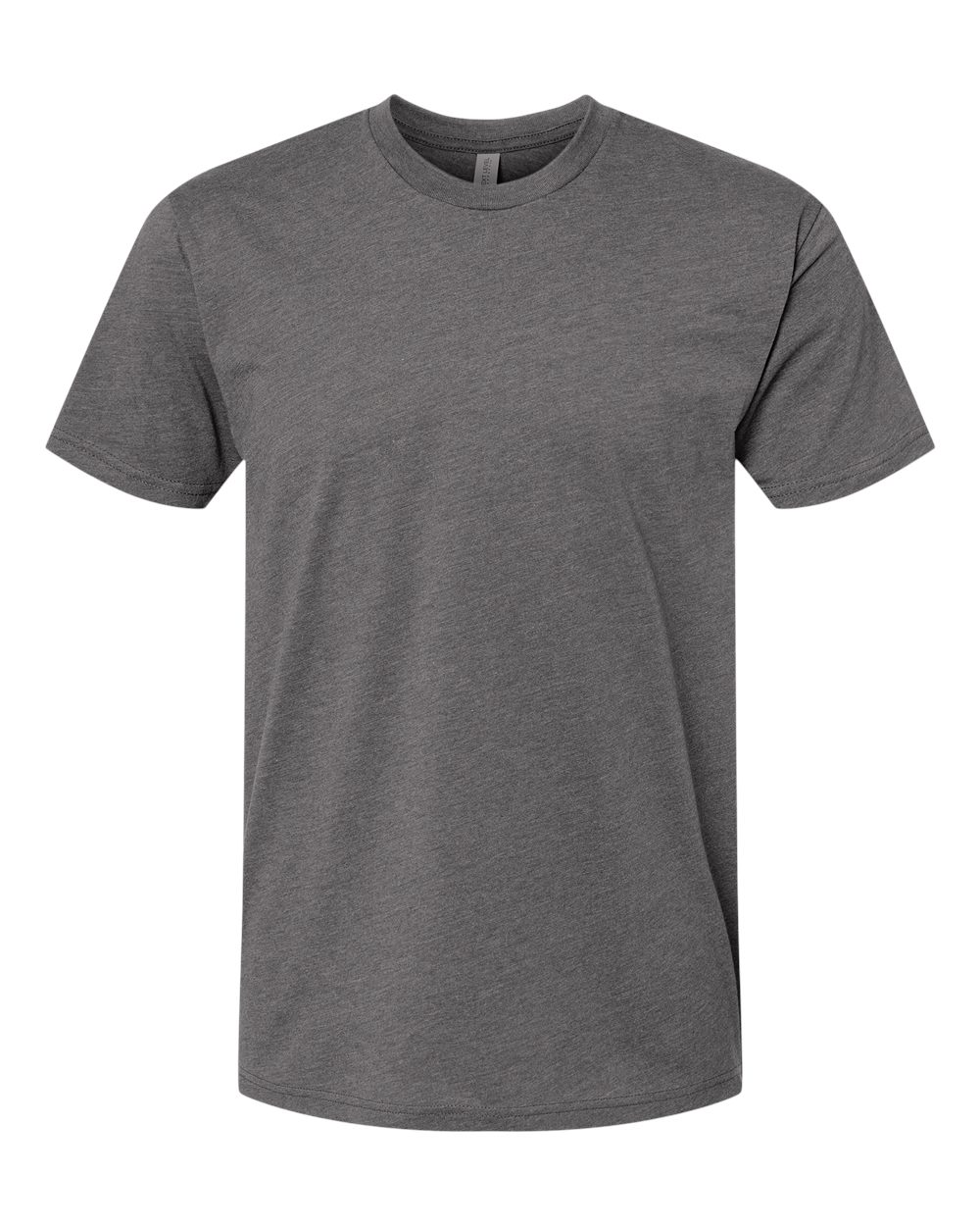 Unisex Cotton Blend Tee — Heather Heavy Metal