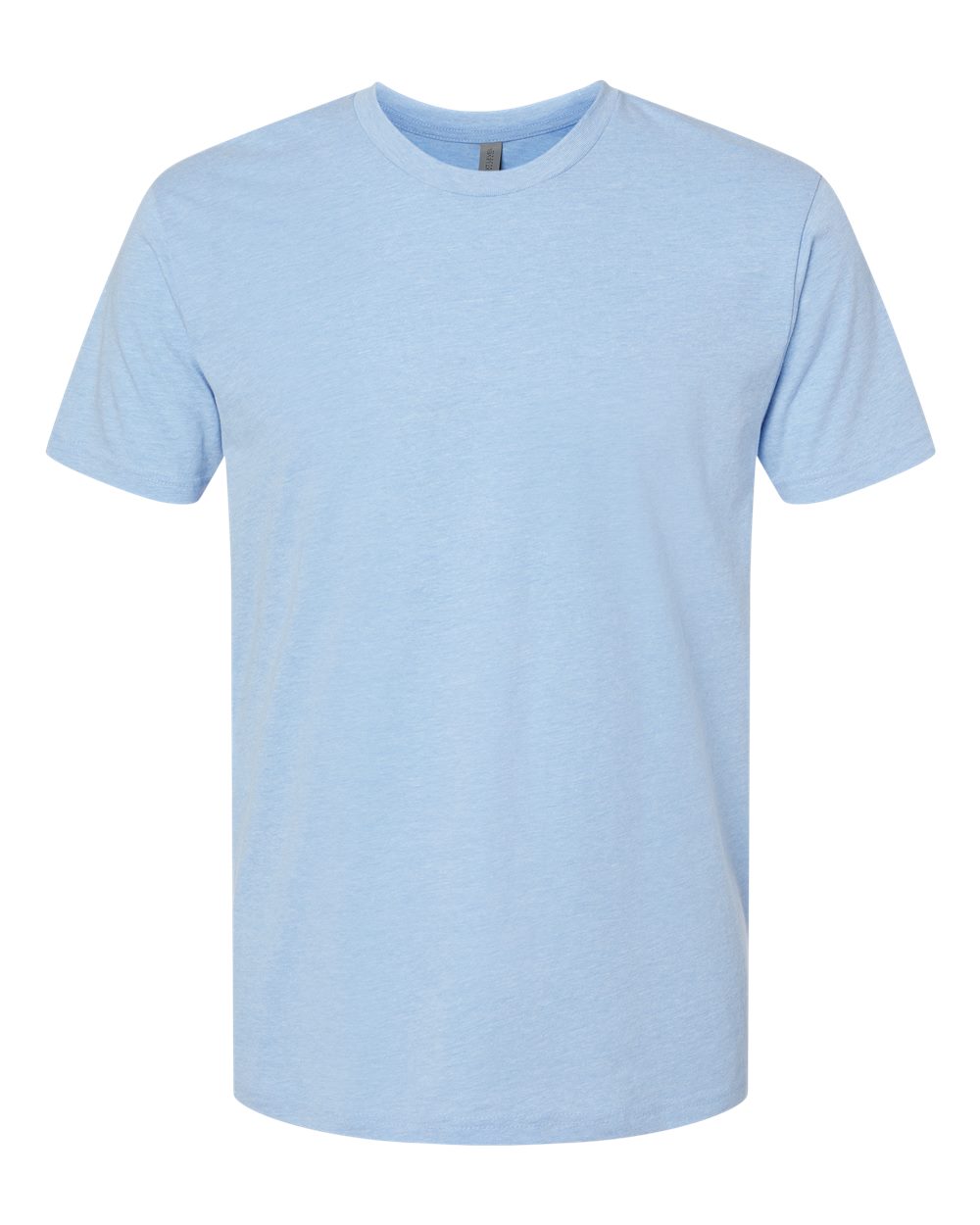Unisex Cotton Blend Tee — Heather Columbia Blue