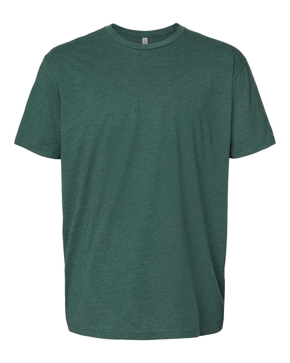 Unisex Cotton Blend Tee — Heather Forest Green